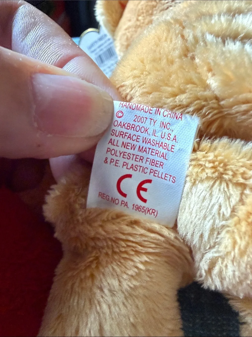 Ty Goodheart Teddy Bear Red Heart
